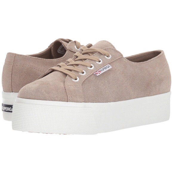 superga suede platform sneakers